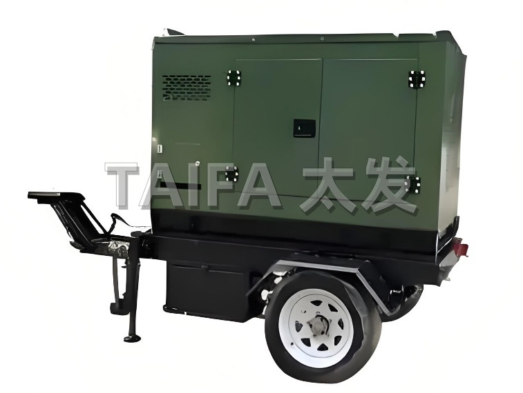 Mobile trailer generator set
